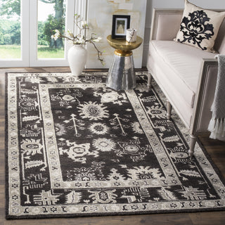 Safavieh Maharaja MHJ254 Charcoal/Charcoal Area Rug Room Scene