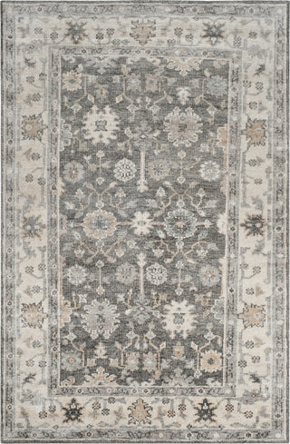 Safavieh Maharaja MHJ409 Charcoal/Ivory Area Rug 5' X 8'