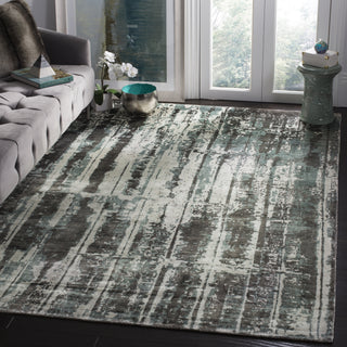 Safavieh Mirage MIR267 Silver/Grey Area Rug Room Scene Feature