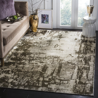 Safavieh Mirage MIR268 Brown/Silver Area Rug Room Scene Feature