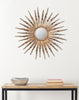 Safavieh Sun Mirror Espresso/Burnt Copper W/Clear Polyurethane Coat  Feature