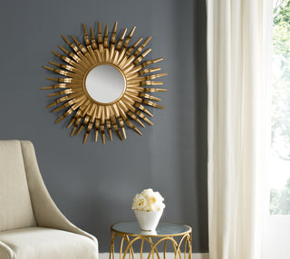 Safavieh Sun Mirror Black/Gold  Feature