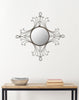Safavieh Maltese Mirror Espresso/Rustic Powder Coated  Feature