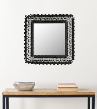 Safavieh Square Tube Mirror Espresso/Black Powder Coated  Feature