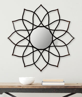 Safavieh Flower Power Mirror Coffee Bronze  Feature