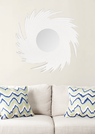 Safavieh Nuveau Wave Mirror White/White  Feature