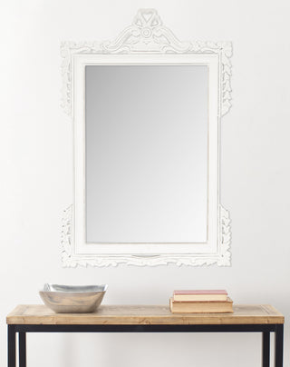 Safavieh Pedimint Mirror White/White  Feature