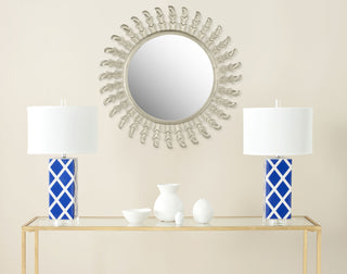 Safavieh Inca Sun Mirror Pewter/Pewter  Feature