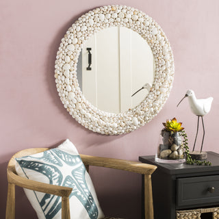 Safavieh Humphrey Mirror White Mix Shell  Feature