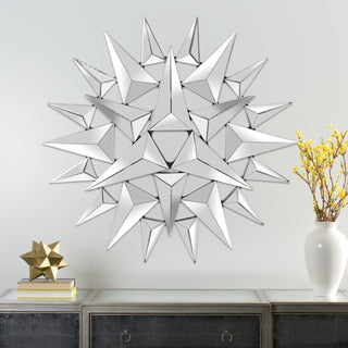 Safavieh Lakin Sunburst Mirror Black/Silver  Feature