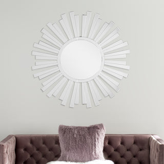 Safavieh Sadia Sunburst Mirror Black/Silver  Feature