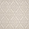 Safavieh Micro-Loop 200 210 Light Grey Area Rug Square
