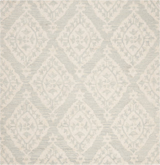 Safavieh Micro-Loop 200 210 Light Blue Area Rug Square