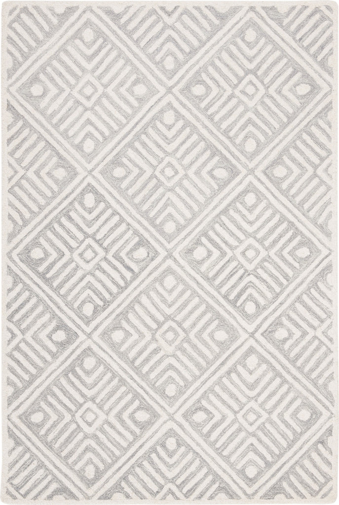 Safavieh Micro-Loop 200 Grey/Ivory Area Rug main image