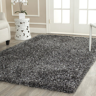 Safavieh Sg-Mls-Malibu Shag Malibu Charcoal Area Rug Room Scene