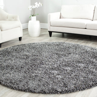 Safavieh Sg-Mls-Malibu Shag Malibu Charcoal Area Rug Room Scene