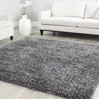 Safavieh Sg-Mls-Malibu Shag Malibu Charcoal Area Rug Room Scene