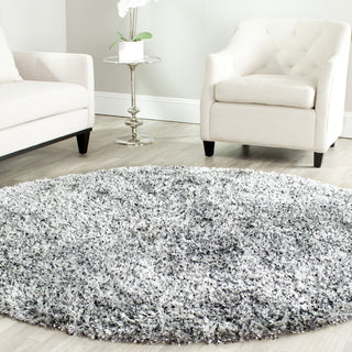 Safavieh Sg-Mls-Malibu Shag Malibu Silver Area Rug Room Scene