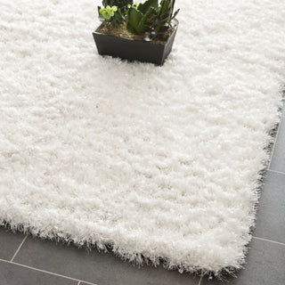 Safavieh Sg-Mls-Malibu Shag Malibu White Area Rug Round Feature