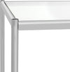 Safavieh Zola Glass Coffee Table Chrome Furniture 