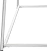 Safavieh Ellie Glass Coffee Table Chrome Furniture 