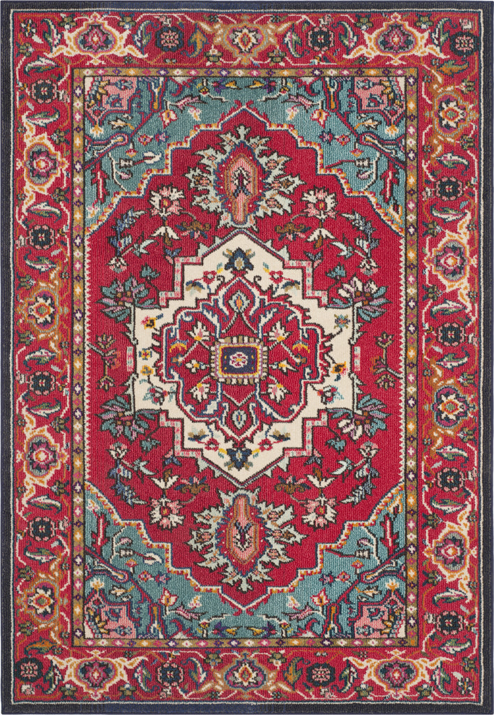 Safavieh Monaco MNC207C Red/Turquoise Area Rug main image