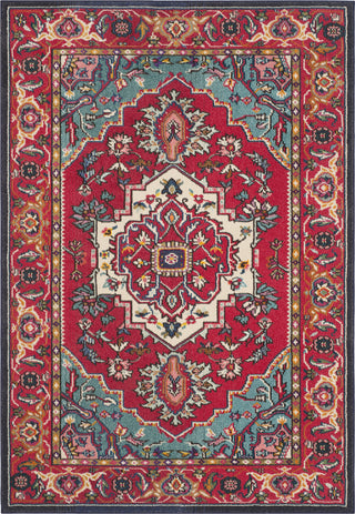 Safavieh Monaco MNC207C Red/Turquoise Area Rug main image