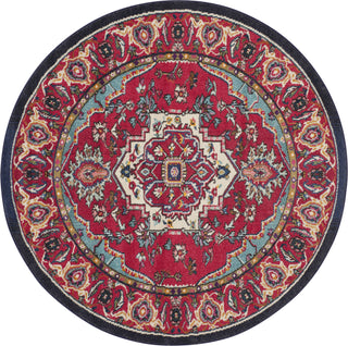 Safavieh Monaco MNC207C Red/Turquoise Area Rug 