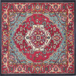 Safavieh Monaco MNC207C Red/Turquoise Area Rug 