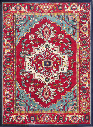 Safavieh Monaco MNC207C Red/Turquoise Area Rug 