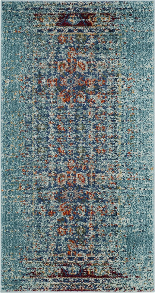 Safavieh Monaco MNC208J Blue/Multi Area Rug Runner Image