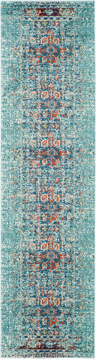 Safavieh Monaco MNC208J Blue/Multi Area Rug Runner Image