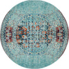 Safavieh Monaco MNC208J Blue/Multi Area Rug Round Image