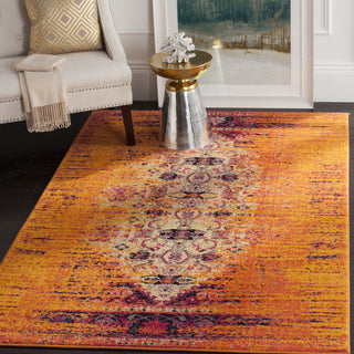 Safavieh Monaco MNC209H Orange/Multi Area Rug  Feature