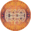 Safavieh Monaco MNC209H Orange/Multi Area Rug 