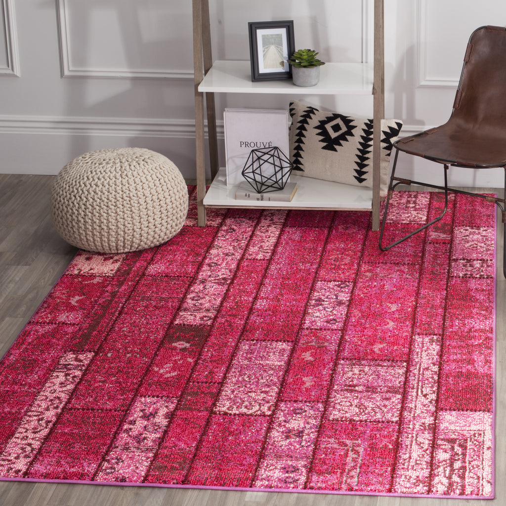 Safavieh Monaco MNC216D Pink/Multi Area Rug  Feature