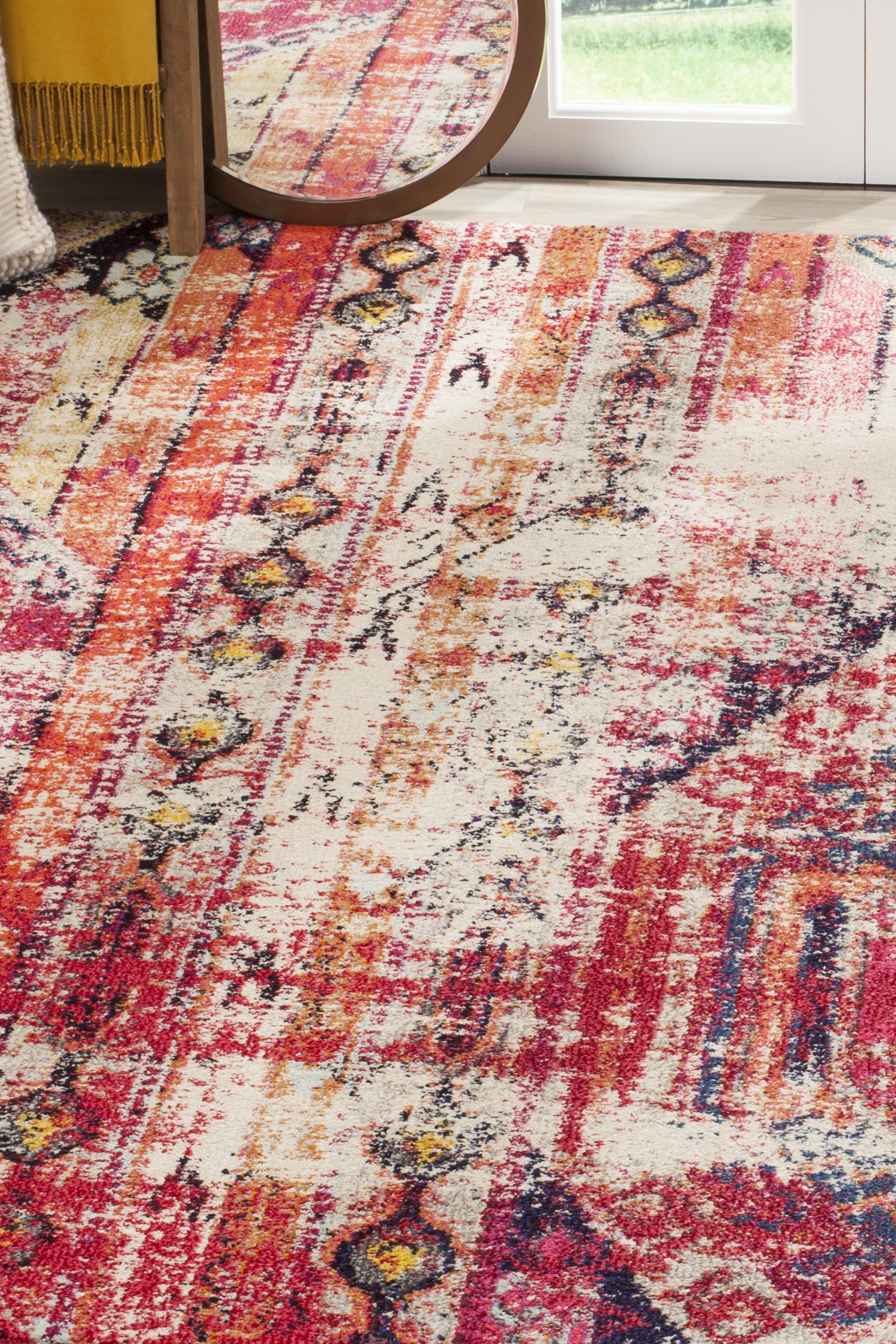 Safavieh Monaco MNC222D Magenta/Multi Area Rug – Incredible Rugs and Decor