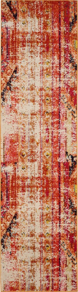 Safavieh Monaco MNC222H Orange/Multi Area Rug 