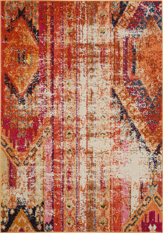 Safavieh Monaco MNC222H Orange/Multi Area Rug 