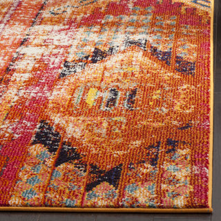 Safavieh Monaco MNC222H Orange/Multi Area Rug 