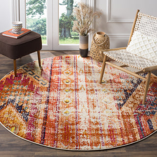 Safavieh Monaco MNC222H Orange/Multi Area Rug 