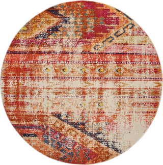 Safavieh Monaco MNC222H Orange/Multi Area Rug 