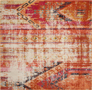 Safavieh Monaco MNC222H Orange/Multi Area Rug 