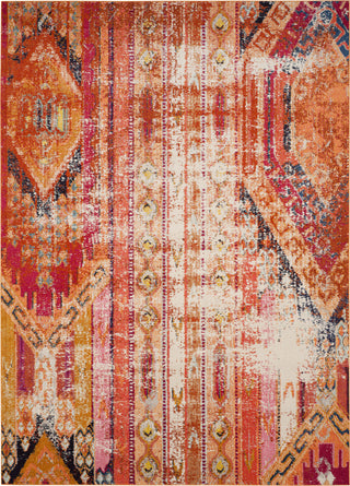 Safavieh Monaco MNC222H Orange/Multi Area Rug 