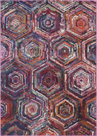 Safavieh Monaco MNC224D Pink/Multi Area Rug 