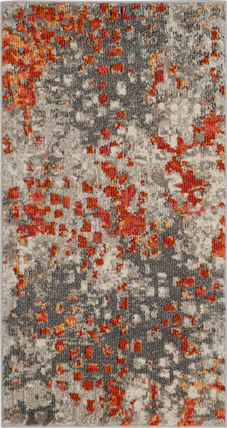 Safavieh Monaco MNC225H Grey/Orange Area Rug 