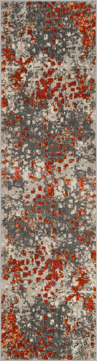 Safavieh Monaco MNC225H Grey/Orange Area Rug 