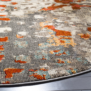 Safavieh Monaco MNC225H Grey/Orange Area Rug 