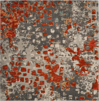 Safavieh Monaco MNC225H Grey/Orange Area Rug 