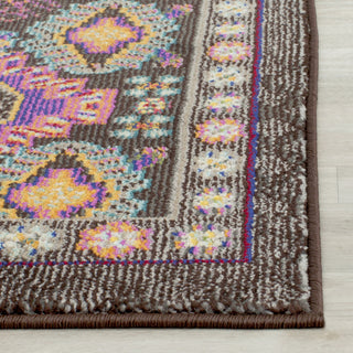 Safavieh Monaco MNC240B Brown/Multi Area Rug 